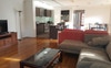 Open plan downstairs living area and kitchen 