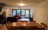 Large downstairs area + courtyard.