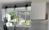 Full size kitchen with oven, cooktop