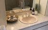 Your own bathroom toilet, shower and large vanity