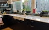 Lots of space for cooking and making cocktails 