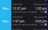 25 mins on bus to Macquarie University/Park etc