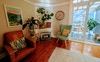 Kitchen lounge with balcony doors