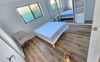 Double bed with big wardrobe 