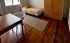  Room one. Single bed.