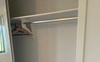 Wardrobe space in bedroom 