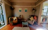 Kitchen lounge with balcony doors
