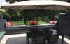 Alfresco overlooking park behind 