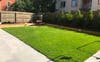 Large backyard with bbq 