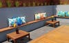 Backyard outdoor setting