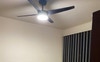 Ceiling fan in bedroom 