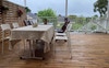 beautiful patio and enjoy the mountain view 