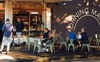 Morning Market cafe and market is on the corner