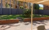 Large backyard area