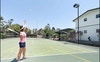 Tennis court.
