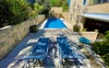 Heated pool, Water Features & Tropical plants