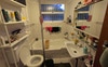 Bathroom has a shower and separate bath 