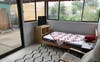 Double room 12 sqm with private court yard 250/w