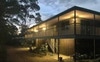 Our Colonial Home at Dusk