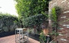 Sunlit private courtyard 