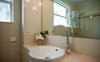 Full bathroom with large shower plus a 2nd toilet