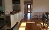 Open plan downstairs living area and kitchen