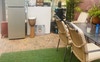 Beer Fridge and Television in Gazebo