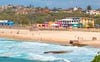 Maroubra beach, surf club, cafes